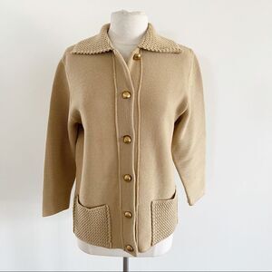 Hedy 60s Vintage Knit Cardigan Jacket Medium